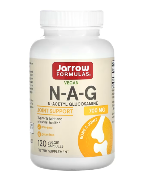 N-A-G 700 mg - 120 Veggie Caps - N-Acetyl Glucosamine - Versatile Form of Glucosami
