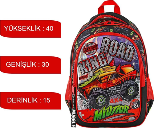 İlkokul Sırt Çantası King Road Koleksiyonu Mu-9128