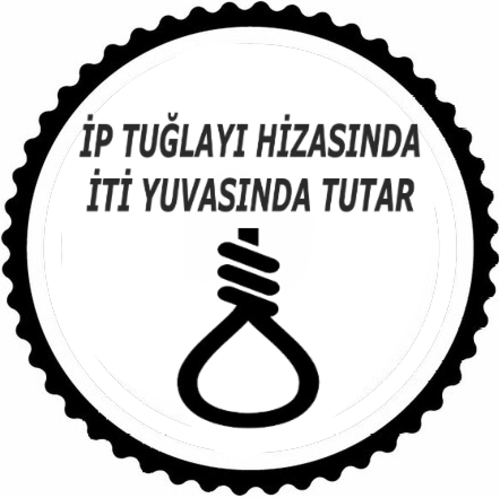 İp Tuğlayı Hizada İti Yuvada Tutar Tasarım Sticker 50 x 50 cm 332157