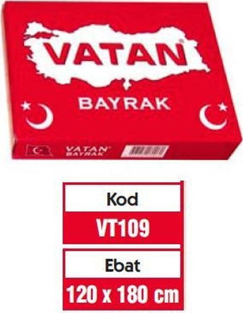 Türk Bayrağı 120X180 Vt109