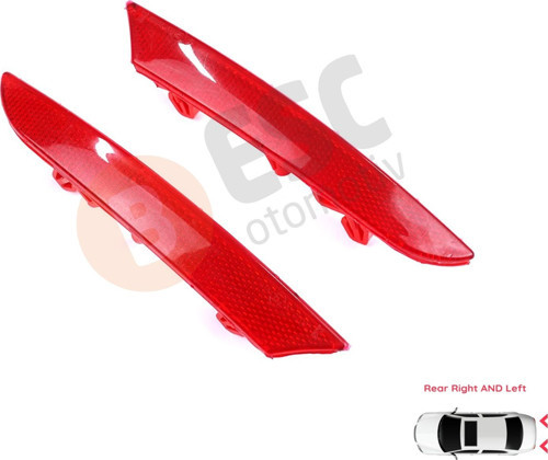 Renault Clio MK5 BF B7 2019-On 265602442R 265651206R için Sağ Sol Arka Tampon Reflektörü
