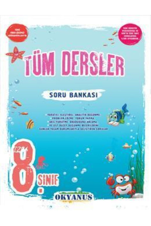 Okyanus Yayıncılık 8 Sınıf Tüm Dersler Classmate Soru Bankası
