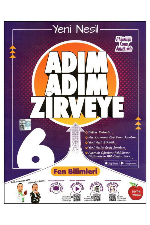 Newton Yayınları 6. Sınıf Fen Bilimleri Adım Adım Zirveye Soru Bankası