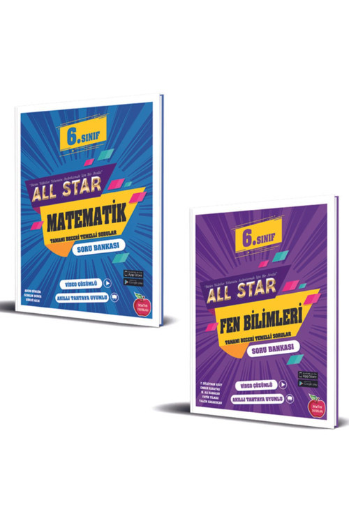 Newton Yayınları 6.Sınıf All Star Türkçe Ve Matematik Soru Bankası Seti