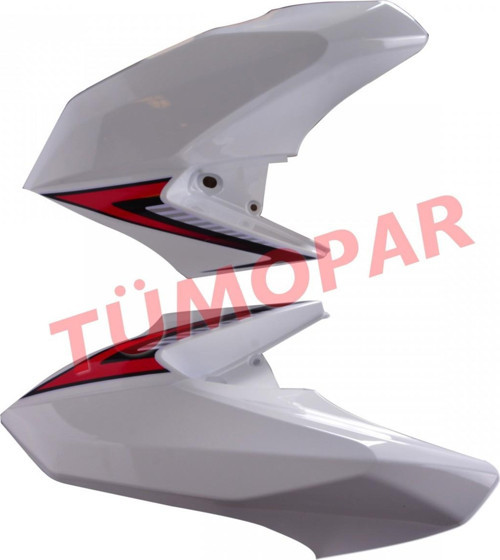 Benzin Depo Grenajı Beyaz Takım Honda Cb 125f