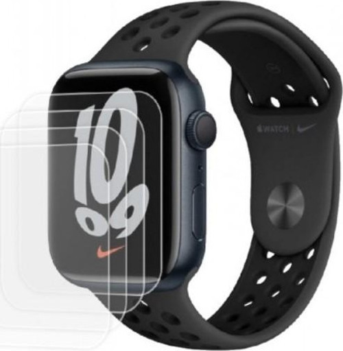 Apple Watch Nike Series 7 45Mm Ön Darbe Emici Ekran Koruyucu Nano Cam (4 Adet)