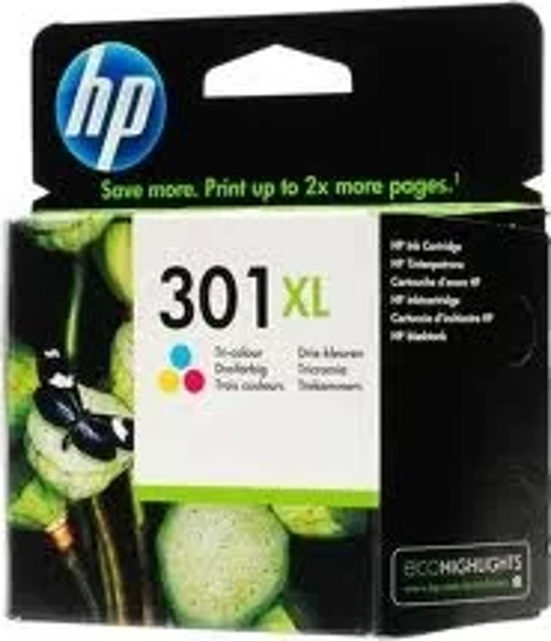 CH564EE (301XL) UC RENKLI YUKSEK KAPASITELI MUREKKEP KARTUSU 330 SAYFA