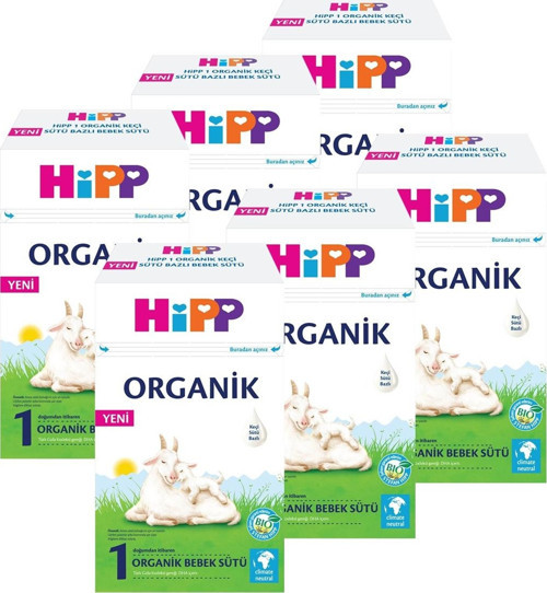 1 Organik Keçi Sütü Bazlı Bebek Sütü 400 gr x 6 Adet
