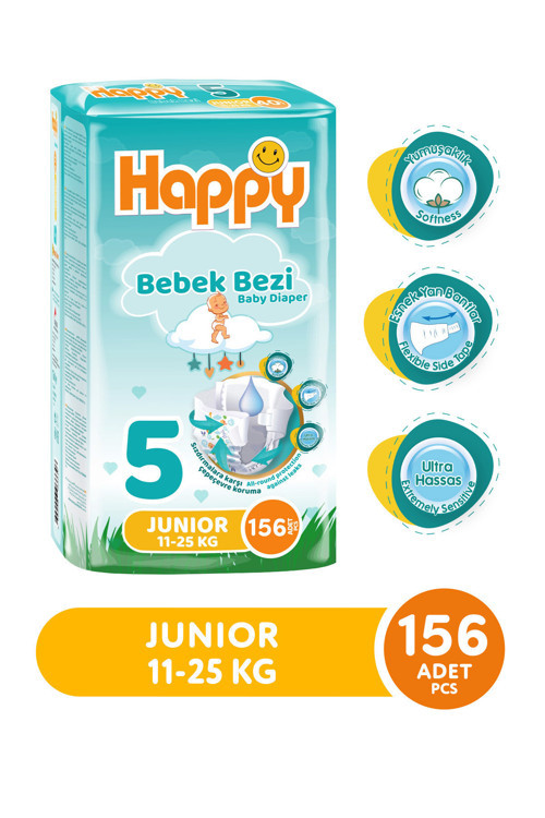 Bebek Bezi 5 No Junior (11-25kg) 156 lı