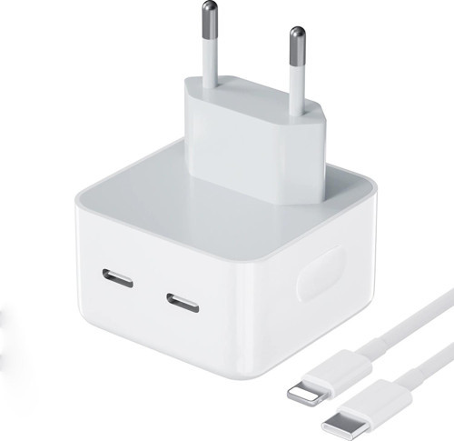 35W Yeni Nesil Apple Uyumlu Çift Type-C Port Compact Çıkışlı Ev tipi Şarj Aleti Kablolu