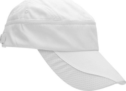 Su Geçirmez,Unisex Fermuarlı Mikron Kumaş Spor Kep-Vizör Spor Şapka