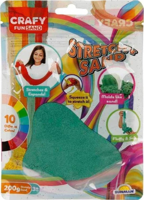 3608 Crafy Streç Oyun Kumu Yeşil 200 G