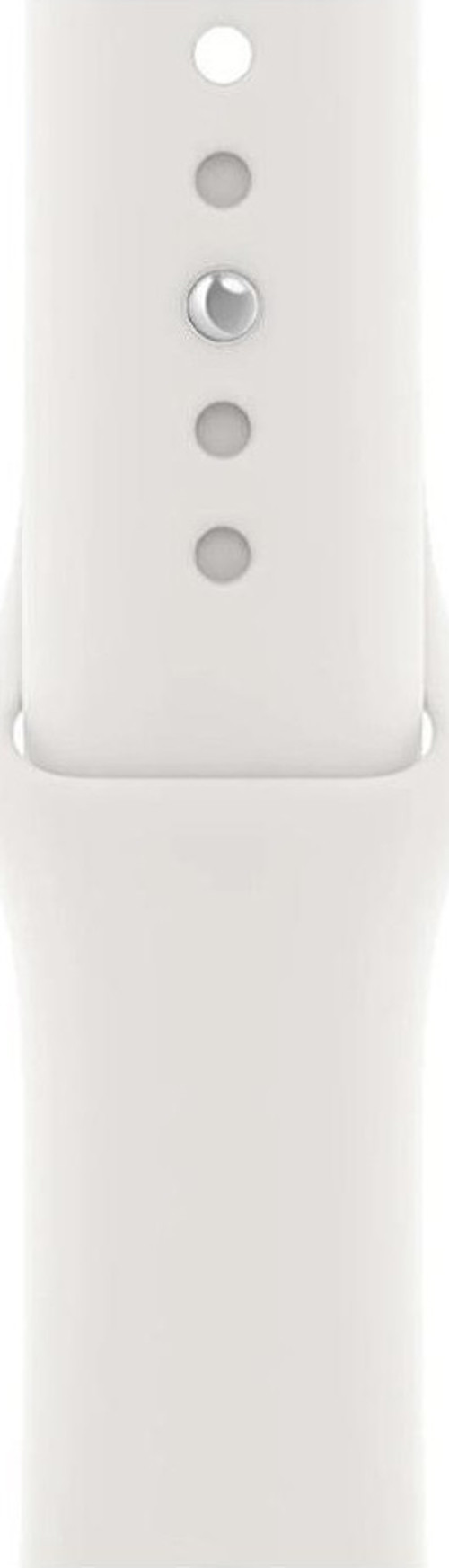 42-49mm Yeni Nesil Apple Uyumlu Akıllı Saat Kordonu Silikon Beyaz