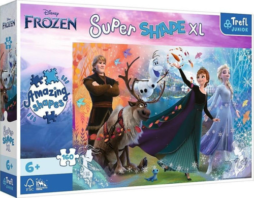 Puzzle-50022 Frozen 160 Parça Xl Çocuk Puzzle