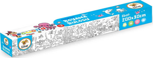 Yapışkanlı Boyama Rulosu Animal Paradise 200 X 30 Cm