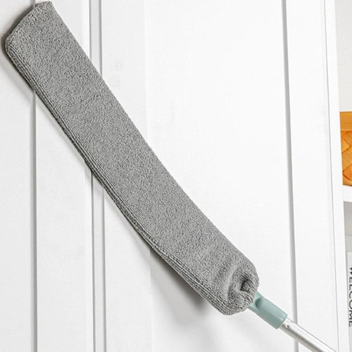 Sihirli Mikrofiber Başlıklı Girintili Yüzey Dip Köşe Raf Temizleme Mopu Toz Alma Fırçası