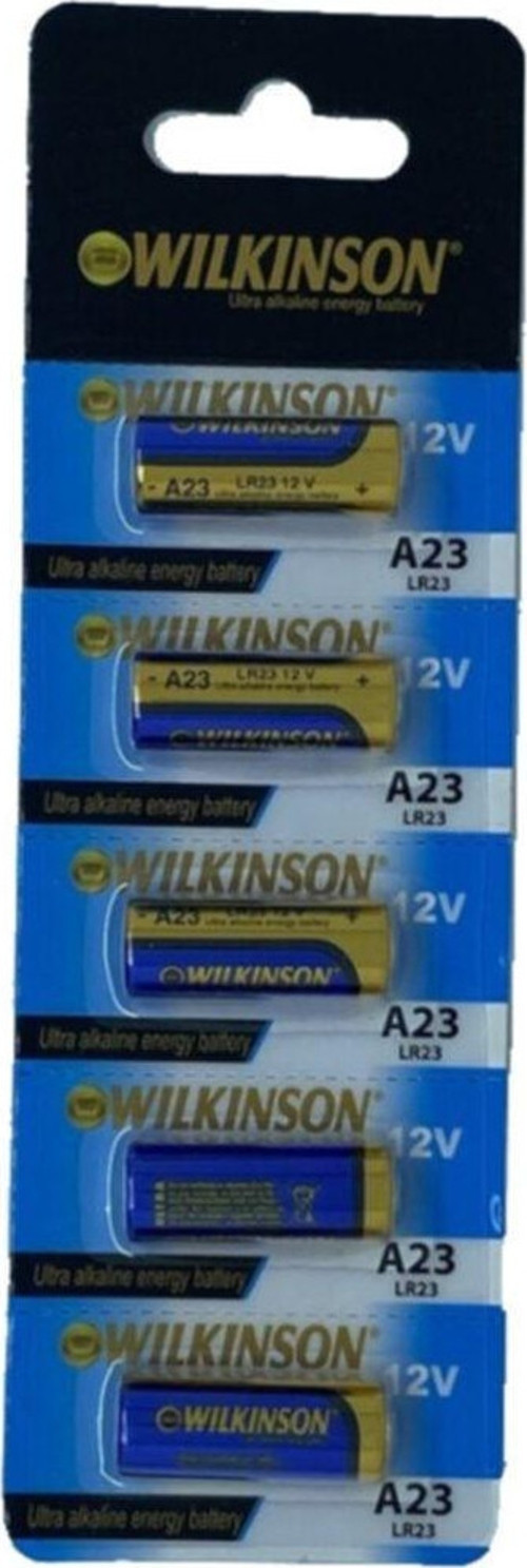 Wılkınson 23A V23Ga Mn21 12V Alkalin Pil Kepenk Anahtar Pili Beşli Paket