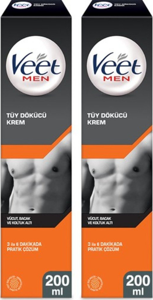 Erkeklere Özel Tüy Dökücü Krem 200 ml x2 Adet