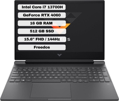 Victus Gaming 15-FA1055NT i7 13700H 32 GB 2 TBSSD RTX4060 Win 11 Home 15.6" FHD 8U846EAAR44