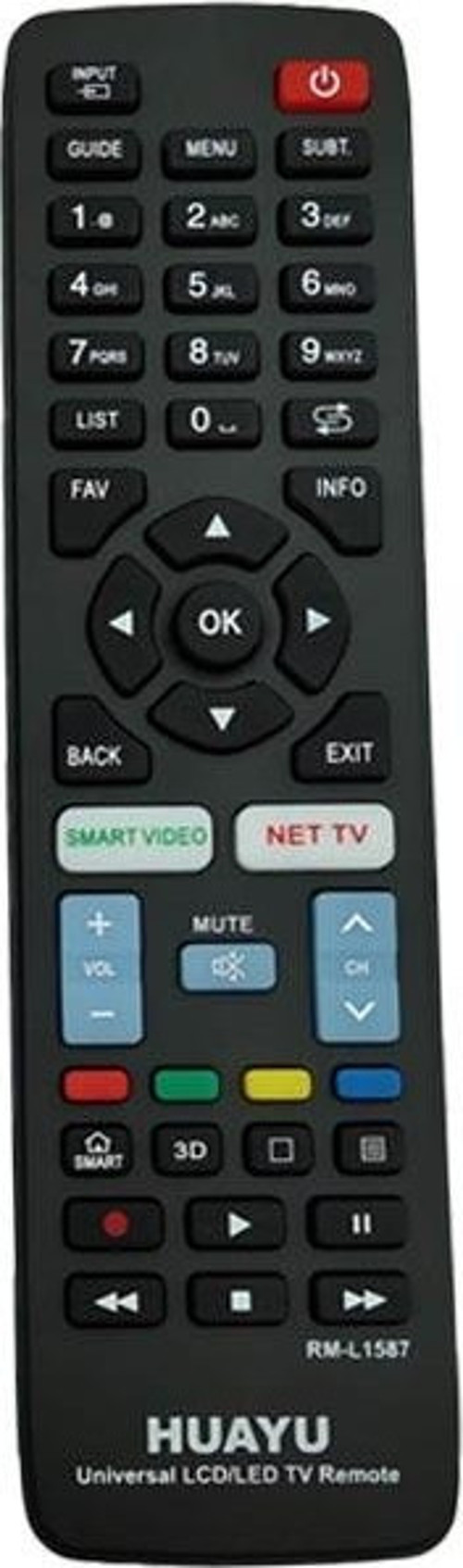 Kl Rm-L1587 Samsung*Lg*Sony*Phılıps*Panasonıc Unıversal Lcd Tv Kumanda (4741)