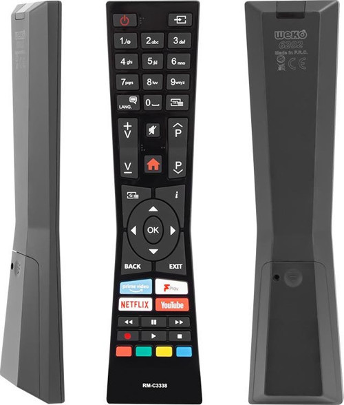 Rm-C3338 H0360A Netflıx-Youtube-Prıme Vıdeo Tuşlu Lcd-Led Tv Kumanda (4741)