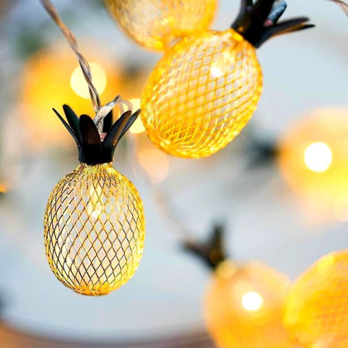 Dekoratif Pilli Pineapple Ananas Pilli Şerit Led Işık (1 Metre) (4741)