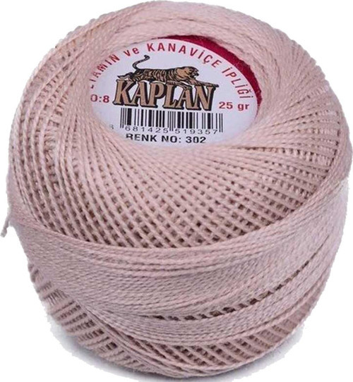 Kaplan Etamin Ve Kanaviçe İpi 8 No Kod/Renk: 302 - Royaleks