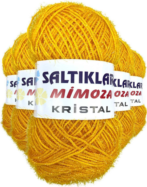5 Adet Mimoza Kristal Işıltılı Şal Patik Yelek İpi 75