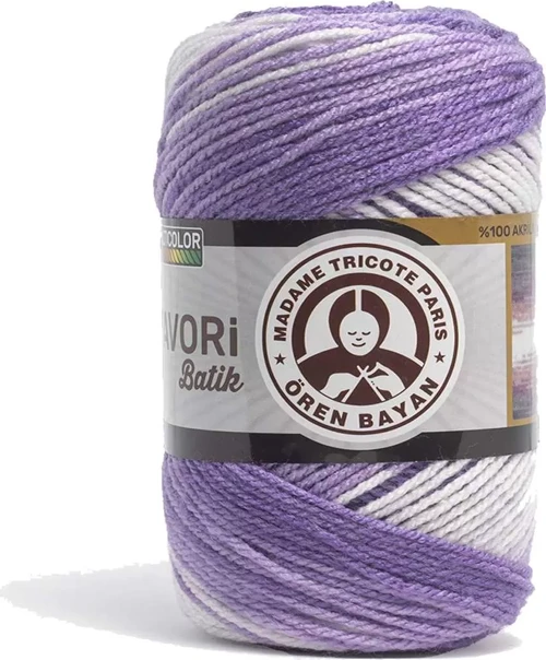 1 Adet Favori Batik El Örgü Ipliği 100 Gr 912
