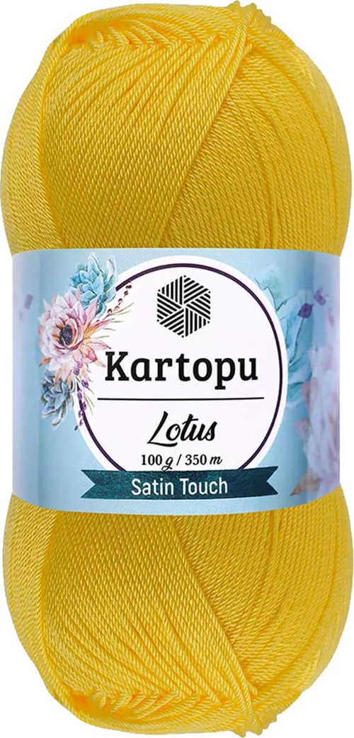 1 Adet Lotus Bikini Büstiyer Bluz Örgü İpi K323 Civciv Sarı