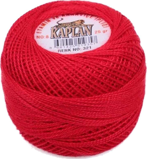 Kaplan Etamin Ve Kanaviçe İpi 8 No Kod/Renk: 321 - Royaleks