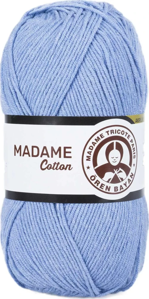 1 Adet Madame Cotton El Örgü İpi Yünü 100 Gr 013 Koyu Mavi