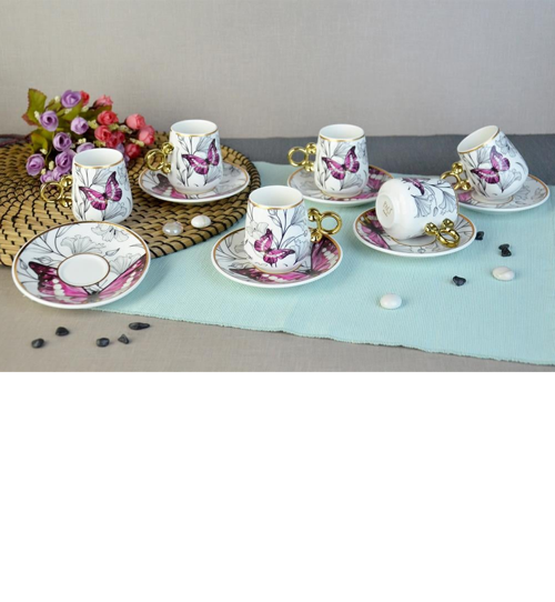 Floral Porselen Kahve Fincanı Royaleks-82454