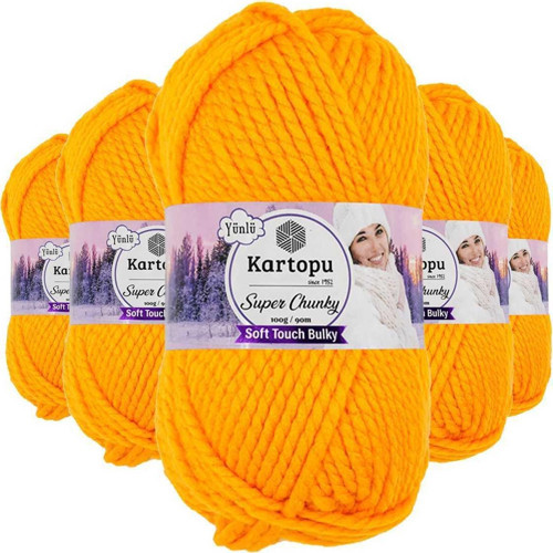 5 Adet Super Chunky Kalın Kışlık El Örgü Ipliği 100 Gr K314
