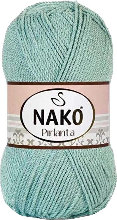 1 Adet Pırlanta Amigurumi El Örgü İpi Yünü Çağla Yeşili 12297