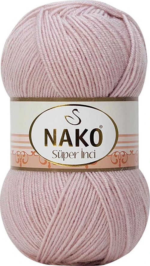 1 Adet Süper İnci El Örgü İpi 100 Gr Gül Goncası 318