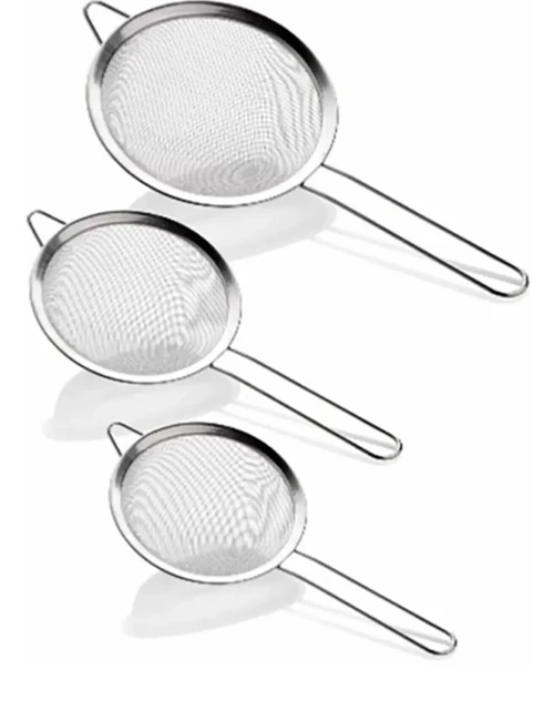 Büyük 3'Lü Metal Süzgeç Royaleks-Clkn-1359