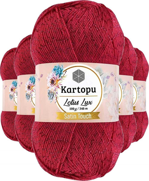 5 Adet Lotus Lux Bikini Büstiyer Bluz Simli Örgü İpi K141 Fuşya