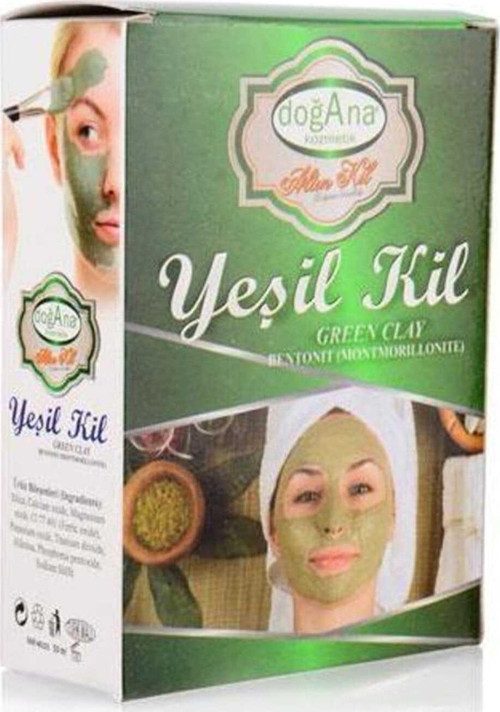 Yeşil Kil Öğütülmüş Doğal Saf Naturel 250 Gr