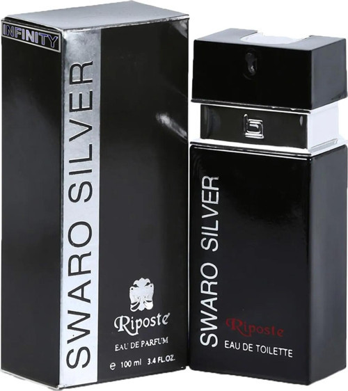 Riposte 24 Saat Etkili Erkek Parfüm - Swaro Silver - For Men 100 Ml