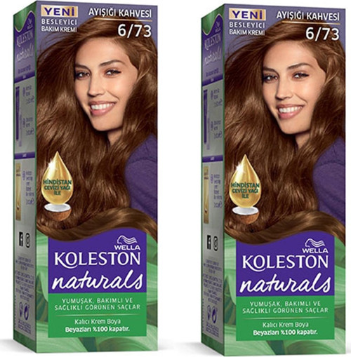 Naturals Saç Boyası Ayışığı Kahvesi 6/73 2X Paket