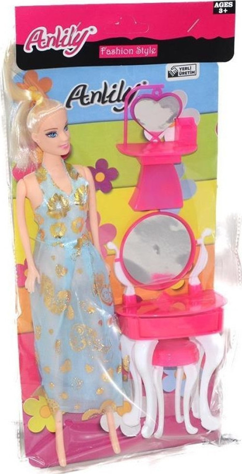 02260 Oydaş, Anlily Makyaj Masalı Bebek / Kartela / +3 Yaş
