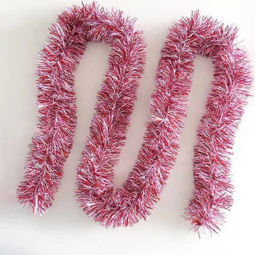 Parti İçin Sim Süs 2 Metre Uzunluk 6 Cm Genişlik Pembe Renk İthal