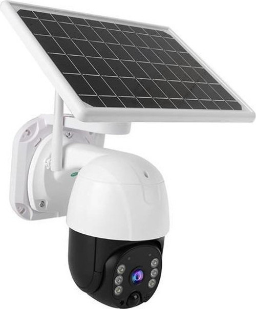 Solar Panelli Su Geçirmez Gece Görüş Destekli Wifi Bağlantılı Güvenlik Kamerası (4741)