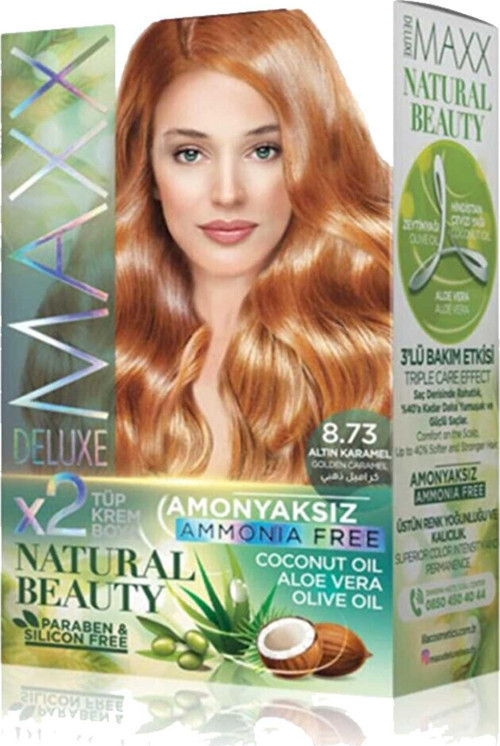 Natural Beauty Amonyaksız Saç Boyası 8.73 Altın Karamel