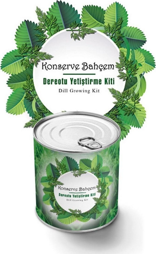 Konserve Bahçem Evde Konservede Dereotu Yetiştirme Kiti Aparatı (4741)