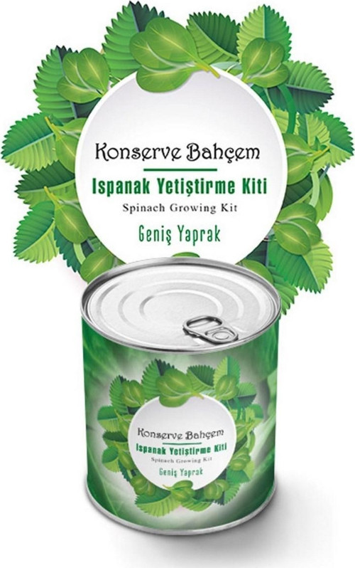 Konserve Bahçem Evde Konservede Kolay Ispanak Yetiştirme Kiti (4741)