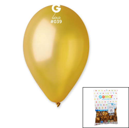 Gm-110-39 Metalik - Altın Balon 11&Amp;Apos;&Amp;Apos; - 28Cm - 100 Parça (4741)