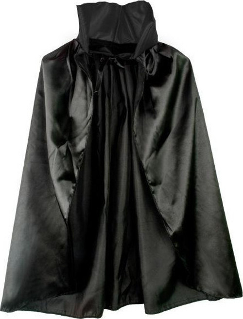Siyah Renk Yakalı Halloween Pelerini 90 Cm (4741)