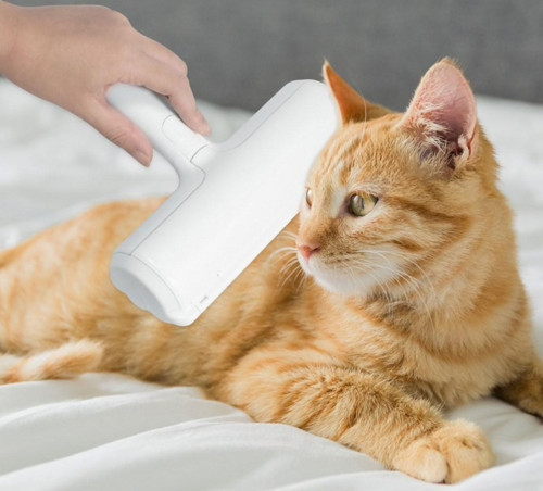 Hazneli Kedi Köpek Evcil Hayvan Kazak Kıyafet Elbise Halı Yatak Tüy Temizleyici Kıl Toz Toplayıcı